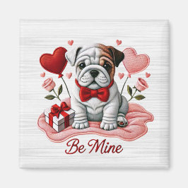 Be Mine Valentijn Engelse Bulldog Magnet Magneet