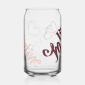 Be Mine Valentine Can Glass (Droite)