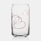 Be Mine Valentine Can Glass (Gauche)