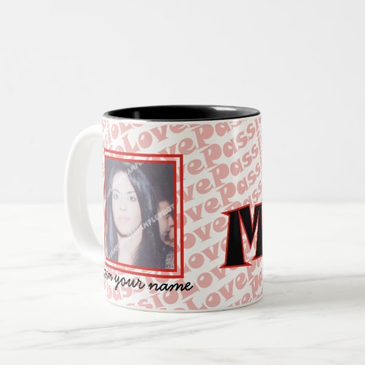 Be Mine Valentine Photo Mugs (Devant gauche)