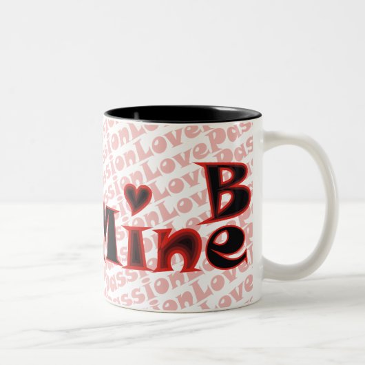 Be Mine Valentine Photo Mugs (Droit)