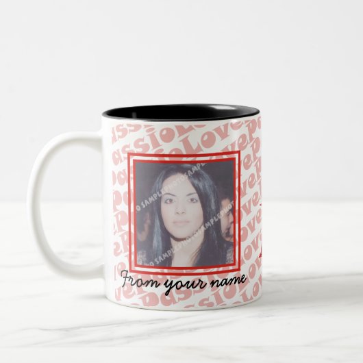 Be Mine Valentine Photo Mugs (Gauche)