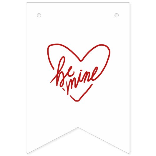 BE MINE  VLAGGETJES (Tweede vlag)