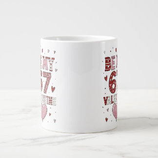 Be My 67 Valentine's Day - Love Celebration Design Extra Grote Beker