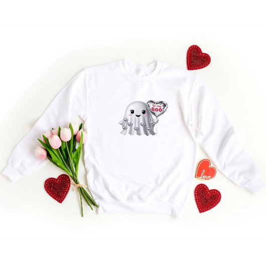 Be My Boo Gepersonaliseerde Valentijnsdag Sweatshi Trui