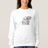 Be My Boo Gepersonaliseerde Valentijnsdag Sweatshi Trui (Voorkant)
