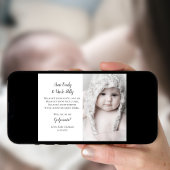 Be My Godparents Proposition Photo Invitation