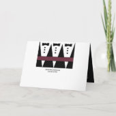 Be My Usher Faire-part de mariage - Bow Cravates (Dos)