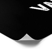 Be My Valen-thyme Funny Valentijn Pun Dark BG Poster (Hoek)