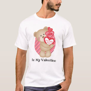 Be My Valentine Bear" T-shirt Homme de base