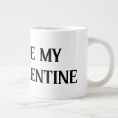 Be My Valentine Extra Grote Beker (Rechts)