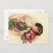 Be my Valentine Feestdagenkaart (Voorkant / Achterkant)