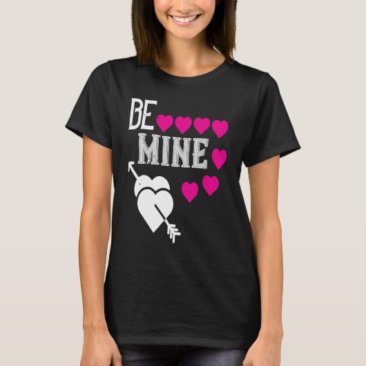 Be My Valentine Happy Valentines Day For Him Her T-shirt (Voorkant)