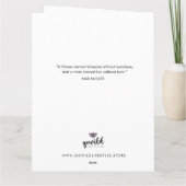 BE MY VALENTINE Photo en Rose Wreath Carte blanche (Dos)