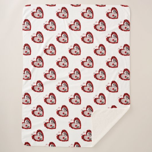 Be My Valentine ❤️ Sherpa Deken (Voorkant)