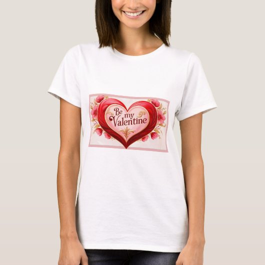 Be my Valentine T-shirt (Voorkant)