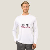 BE MY VALENTINE Tri-Blend SHIRT (Voorkant)