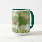 Be Nice Bee on Flower Mug Cup (Devant droit)