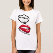 BE NICE of SHUT YO MOUTH TShirt (Voorkant)