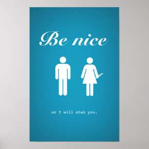 Be nice poster (version subtile)