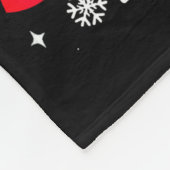 Be Nice To The Mammo Tech Santa Is Watching Christ Fleece Deken (Hoek)