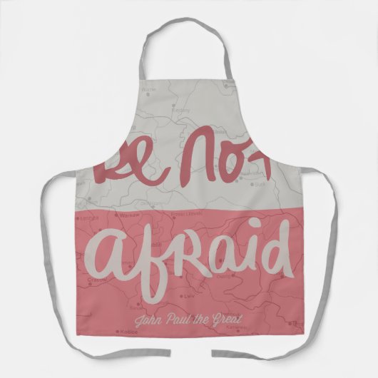 Be not afraid schort (Voorkant)