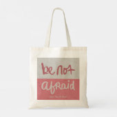 Be not afraid tote bag (Achterkant)