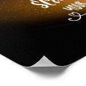 Be of Good Courage night sky - Psalm 31:24 Poster (Hoek)