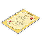 Be Our Guest Red Rose Princess Cahier Journal (Côté gauche)