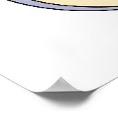 Be Owlsome Funny Owl Pun Poster (Hoek)