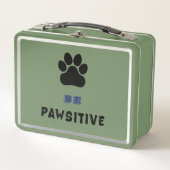Be Pawsitive Lunch Box – Cute & Uplifting (Devant)