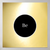 "BE"-Poster Poster (Voorkant)