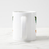 Be Retro Rainbow Peace Dove Jumbo Mug (Dos)