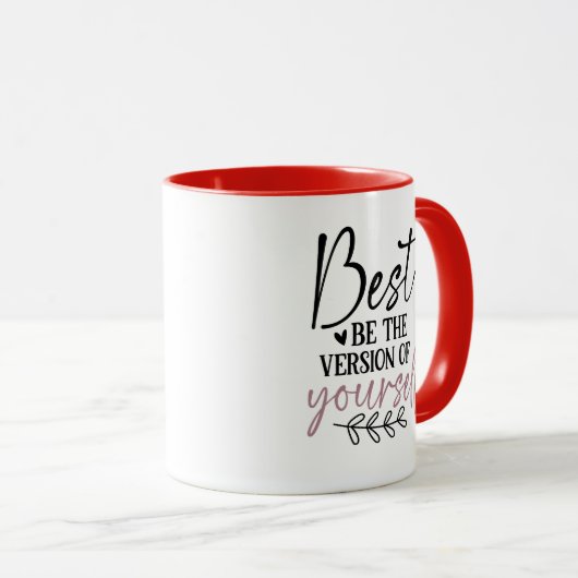 Be Self Motivational Mug (Devant droit)