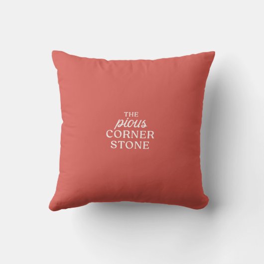 Be Steadfast Christian Kussen (Achterkant)