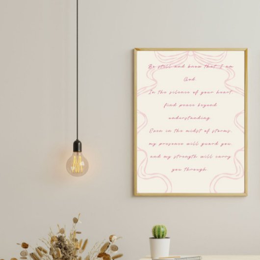 Be Still and Know Poster