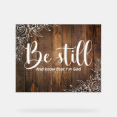 Be Still and Know That I’m God (Recto)