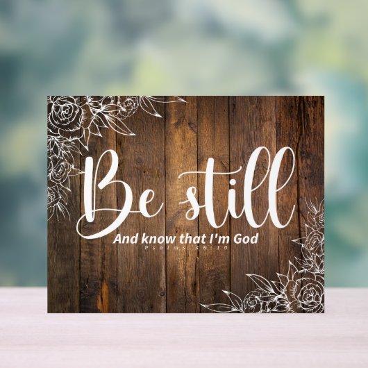 Be Still and Know That I’m God (Neutre)