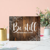 Be Still and Know That I’m God (Mariage)