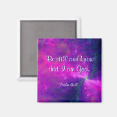 "Be Still" Magnet d'écriture d'art fractal (Recto/Verso)