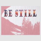 Be Still Mountain Sunrise  Tissuepapier (Voorkant)