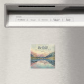 Be Still Pastel Mountain Magnet (In Situ (Lave-vaisselle))