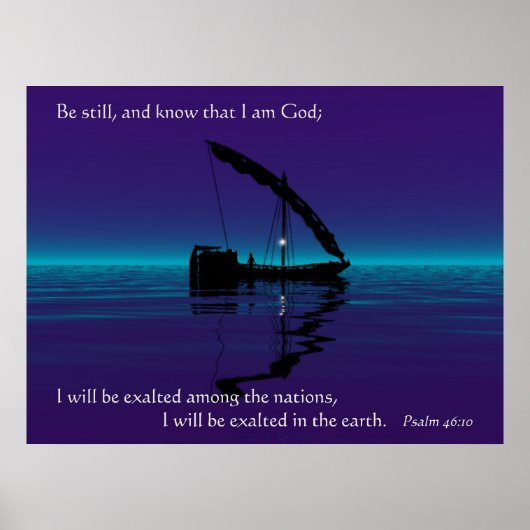 Be Still Poster (Voorkant)