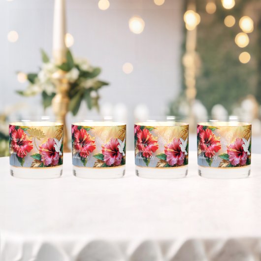 Be strong and courageous. (Joshua 1:9)-Glass Set Whisky Glas (Insitu (Huwelijk))