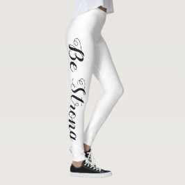  BE STRONG-typografie | Leggings