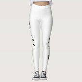  BE STRONG-typografie | Leggings (Voorkant)