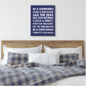 Be Superhero Wall Art Canvas - Superhero Speelkame Afdruk (Insitu (Slaapkamer))