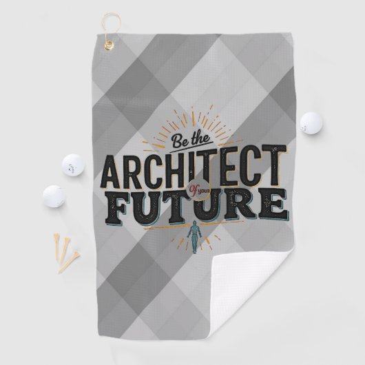 Be the Architect of Your Future Golfhanddoek (Insitu)