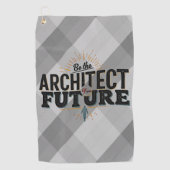 Be the Architect of Your Future Golfhanddoek (Voorkant)