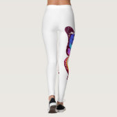 Be the Change - Inspirerende Vlinder Illustratie Leggings (Achterkant)